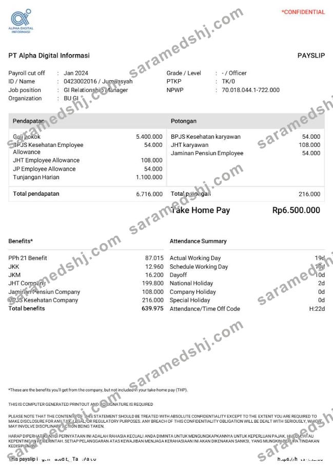 PT Alpha Digital Informasi payslip template in Word and PDF formats.pdf, 1